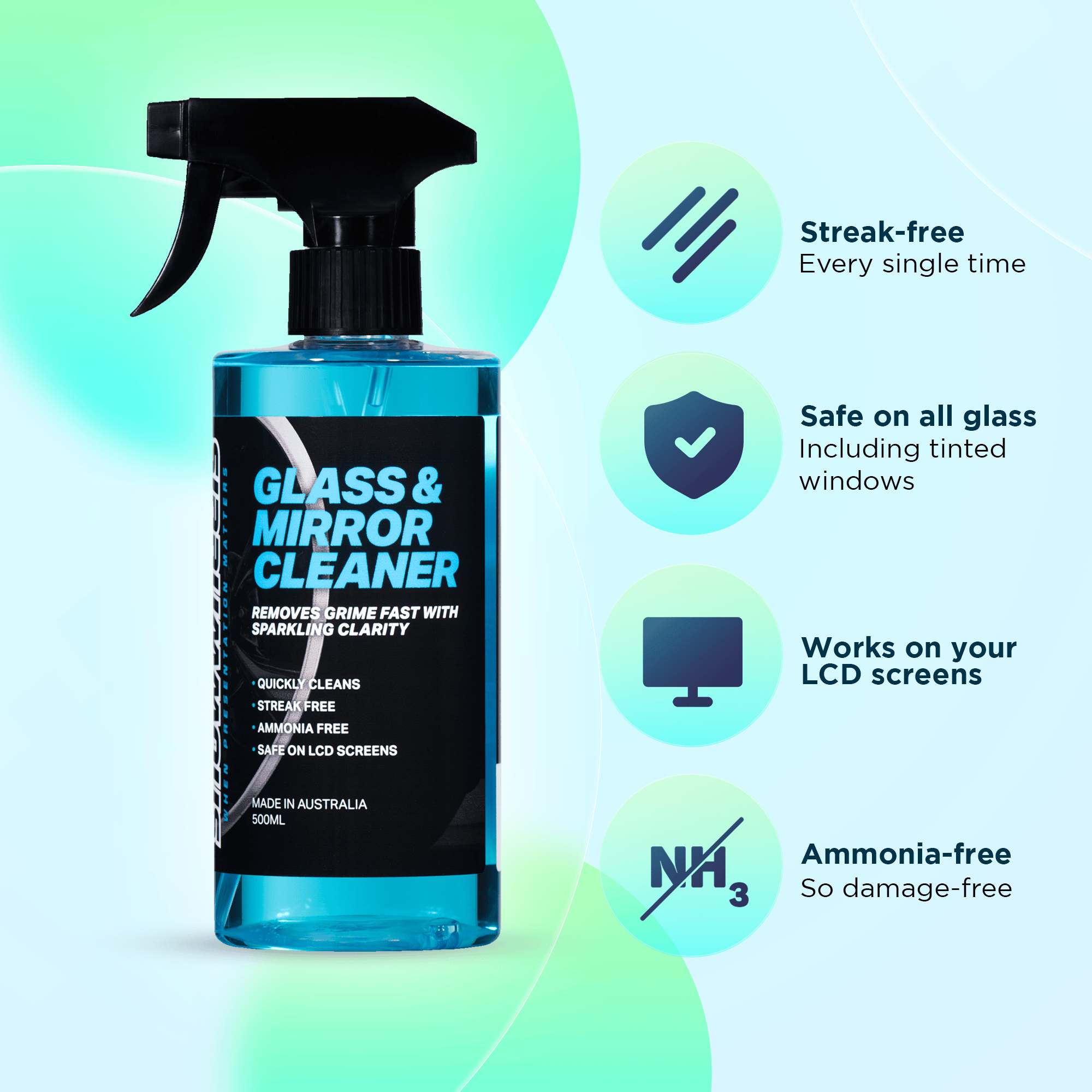 GLASS & MIRROR CLEANER