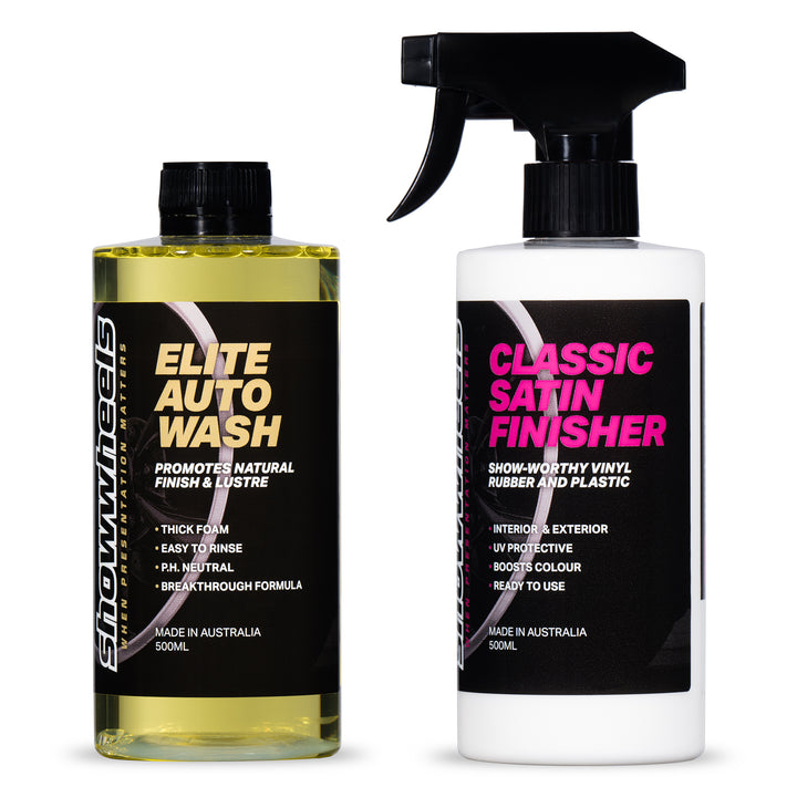 Elite Auto Wash + Classic Satin Finisher